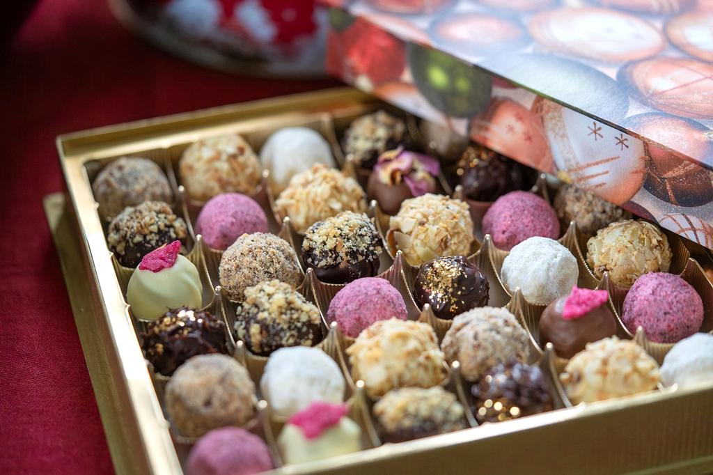 Assorted luxury chocolate candies